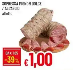 IperFamila Sopressa mignon dolce / all'aglio offerta