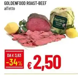 IperFamila Goldenfood roast-beef offerta