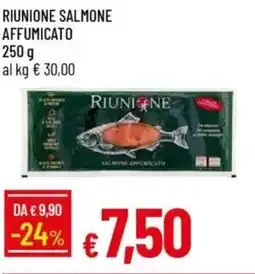 IperFamila Riunione salmone affumicato offerta