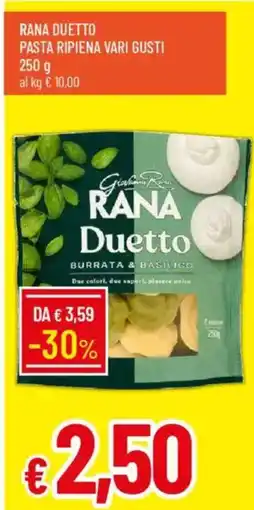 IperFamila Rana duetto pasta ripiena vari gusti offerta