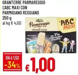 IperFamila Granterre parmareggio l'abc maxi con parmigiano reggiano offerta