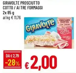 IperFamila Giravolte prosciutto cotto / ai tre formaggi offerta