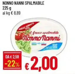 IperFamila Nonno nanni spalmabile offerta