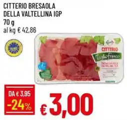 IperFamila Citterio bresaola della valtellina IGP offerta