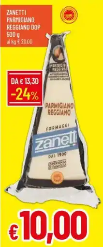 IperFamila Zanetti parmigiano reggiano DOP offerta