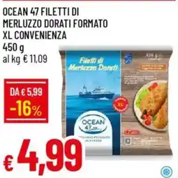 IperFamila Ocean 47 filetti di merluzzo dorati formato XL convenienza offerta