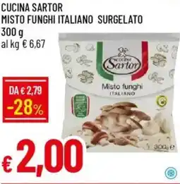 IperFamila Cucina sartor misto funghi italiano surgelato offerta