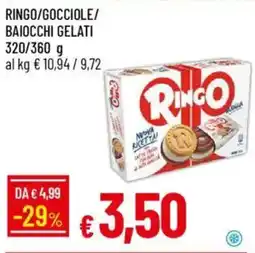 IperFamila Ringo/gocciole/ baiocchi gelati offerta