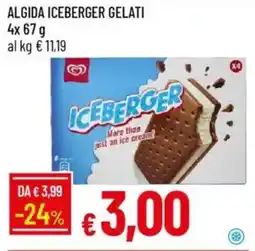 IperFamila Algida iceberger gelati offerta