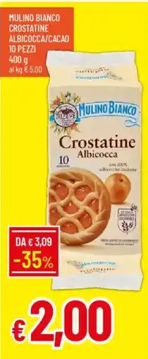 IperFamila Mulino bianco crostatine albicocca/cacao 10 pezzi offerta