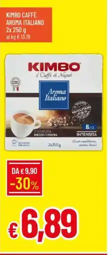 IperFamila Kimbo caffè aroma italiano offerta