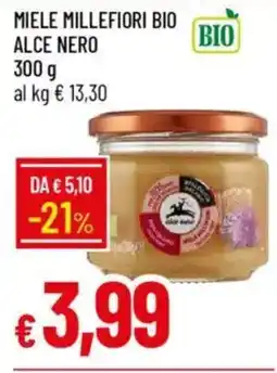 IperFamila Miele millefiori bio alce nero offerta
