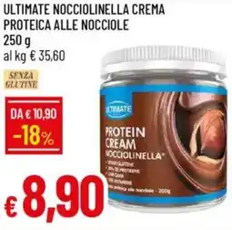 IperFamila Ultimate nocciolinella crema proteica alle nocciole offerta
