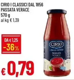 IperFamila Cirio i classici dal 1856 passata verace offerta