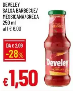 IperFamila Develey salsa barbecue/ messicana/greca offerta