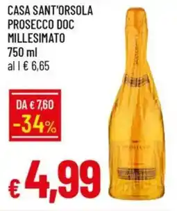 IperFamila Casa sant'orsola prosecco doc millesimato offerta