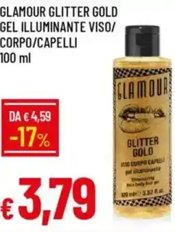 IperFamila Glamour glitter gold gel illuminante viso/ corpo/capelli offerta