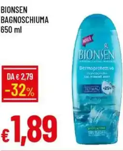 IperFamila Bionsen bagnoschiuma offerta