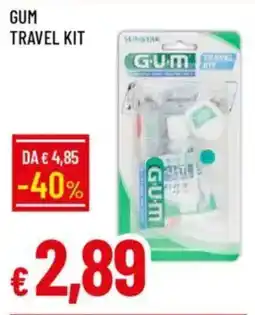 IperFamila Gum travel kit offerta
