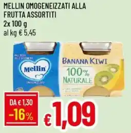 IperFamila Mellin omogeneizzati alla frutta assortiti offerta