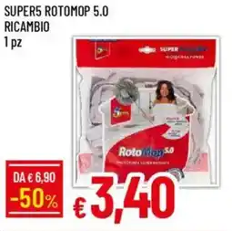 IperFamila Super5 rotomop 5.0 ricambio offerta