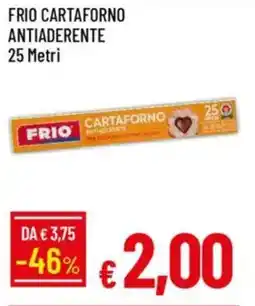 IperFamila Frio cartaforno antiaderente 25 metri offerta