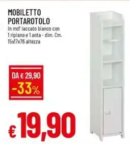IperFamila Mobiletto portarotolo offerta