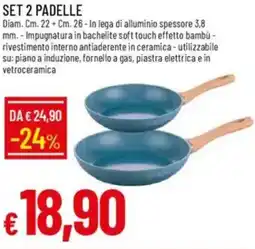 IperFamila Set 2 padelle offerta