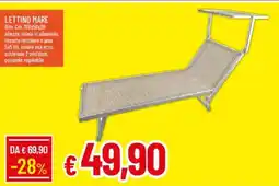 IperFamila Lettino mare offerta