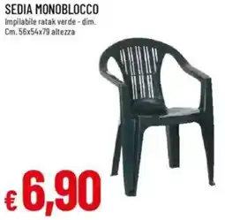 IperFamila Sedia monoblocco offerta