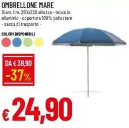 IperFamila Ombrellone mare offerta