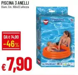 IperFamila Piscina 3 anelli offerta