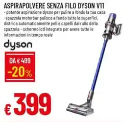 IperFamila Dyson aspirapolvere senza filo V11 offerta