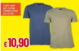 IperFamila T-shirt uomo 100% cotone fiammato coveri collection offerta