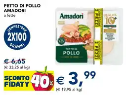 Esselunga Petto di pollo AMADORI offerta