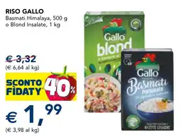 Esselunga Riso gallo offerta