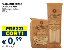 Esselunga Pasta integrale LA MOLISANA offerta