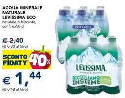 Esselunga Acqua minerale naturale LEVISSIMA ECO offerta