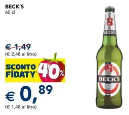 Esselunga Beck's offerta