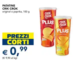 Esselunga Patatine CRIK CROK offerta