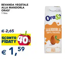 Esselunga Bevanda vegetale alla mandorla ORASI' offerta