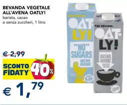 Bevanda vegetale all'avena OATLY!