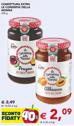 Esselunga Confettura extra LE CONSERVE DELLA NONNA offerta