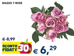 Esselunga Mazzo 7 rose offerta