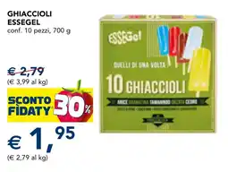 Esselunga Ghiaccioli ESSEGEL offerta