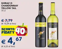Esselunga Shiraz o chardonnay YELLOW TAIL offerta