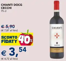 Esselunga Chianti docg CECCHI offerta