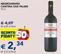 Esselunga Negroamaro cantina due palme offerta