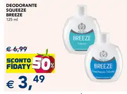 Esselunga Deodorante squeeze BREEZE offerta