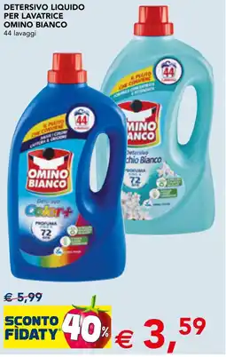 Esselunga Detersivo liquido per lavatrice OMINO BIANCO offerta